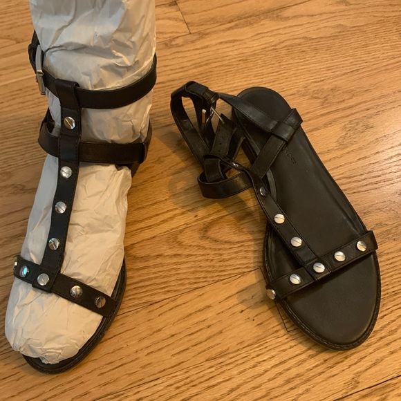 Rebecca Minkoff Sandy Studded Gladiator Sandals Size 8 - Picture 2 of 5